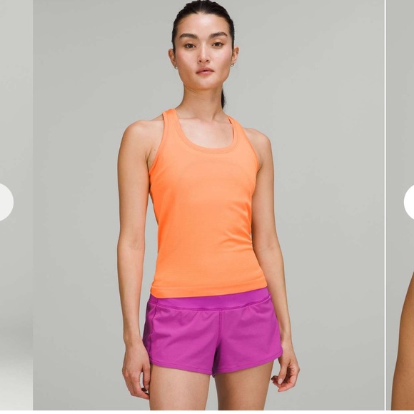 Lululemon Swiftly Tech Racerback Tank Top 2.0 *Race Length Orange Soda - Picture 2 of 6